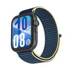 For Huawei Watch Fit 4 Watch Case Integrated Nylon Loop Watch Band(Ice Ocean) - 2