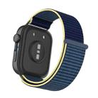 For Huawei Watch Fit 4 Watch Case Integrated Nylon Loop Watch Band(Ice Ocean) - 3