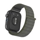 For Huawei Watch Fit 3 Watch Case Integrated Nylon Loop Watch Band(Deep Olive) - 3