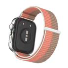 For Huawei Watch Fit 3 Watch Case Integrated Nylon Loop Watch Band(Pomelo Pink) - 3