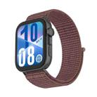 For Huawei Watch Fit 3 Watch Case Integrated Nylon Loop Watch Band(Smoke Purple) - 2
