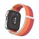 For Huawei Watch Fit 3 Watch Case Integrated Nylon Loop Watch Band(Peony) - 3