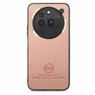 For Nothing Phone 3a Pro Twill Fabric Leather Skin Back Phone Case(Pink) - 2