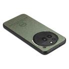 For Nothing Phone 3a Pro Twill Fabric Leather Skin Back Phone Case(Green) - 3