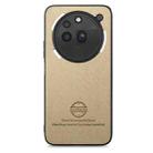 For Nothing Phone 3a Pro Twill Fabric Leather Skin Back Phone Case(Khaki) - 2