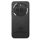 For Nothing Phone 3a Pro Twill Fabric Leather Skin Back Phone Case(Black) - 2
