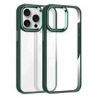 For iPhone 15 Pro Max Kalebol Gold Shield PC Hybrid TPU Phone Case(Kuramling Green) - 1