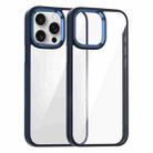 For iPhone 15 Pro Max Kalebol Gold Shield PC Hybrid TPU Phone Case(Dark Blue) - 1