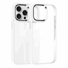 For iPhone 15 Pro Kalebol Gold Shield PC Hybrid TPU Phone Case(White) - 1