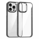 For iPhone 15 Pro Kalebol Gold Shield PC Hybrid TPU Phone Case(Titanium Gray) - 1