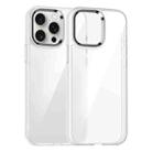 For iPhone 15 Pro Kalebol Gold Shield PC Hybrid TPU Phone Case(Transparent) - 1