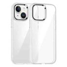 For iPhone 14 Kalebol Gold Shield PC Hybrid TPU Phone Case(Transparent) - 1
