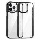 For iPhone 14 Pro Max Kalebol Gold Shield PC Hybrid TPU Phone Case(Black) - 1