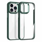 For iPhone 13 Pro Max Kalebol Gold Shield PC Hybrid TPU Phone Case(Kuramling Green) - 1