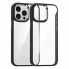 For iPhone 13 Pro Max Kalebol Gold Shield PC Hybrid TPU Phone Case(Black) - 1