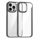 For iPhone 13 Pro Max Kalebol Gold Shield PC Hybrid TPU Phone Case(Titanium Gray) - 1
