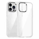 For iPhone 13 Pro Max Kalebol Gold Shield PC Hybrid TPU Phone Case(Transparent) - 1