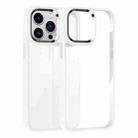 For iPhone 13 Pro Kalebol Gold Shield PC Hybrid TPU Phone Case(White) - 1