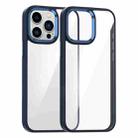 For iPhone 13 Pro Kalebol Gold Shield PC Hybrid TPU Phone Case(Dark Blue) - 1
