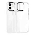 For iPhone 12 Kalebol Gold Shield PC Hybrid TPU Phone Case(White) - 1