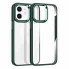 For iPhone 12 Kalebol Gold Shield PC Hybrid TPU Phone Case(Kuramling Green) - 1