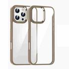 For iPhone 16 Pro Kalebol Gold Shield PC Hybrid TPU Phone Case(Desert Gold) - 1