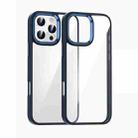 For iPhone 16 Pro Max Kalebol Gold Shield PC Hybrid TPU Phone Case(Dark Blue) - 1