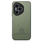 For Honor 400 Global Twill Fabric Leather Skin Back Phone Case(Green) - 2