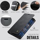 For iPhone 16 CaseMe 033 Calf Leather Lining Microfibre RFID Blocking Phone Case(Black) - 5