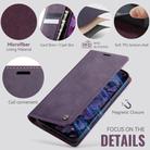 For iPhone 16 Plus CaseMe 033 Calf Leather Lining Microfibre RFID Blocking Phone Case(Purple) - 5