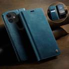 For iPhone 11 CaseMe 033 Calf Leather Lining Microfibre RFID Blocking Phone Case(Green) - 3