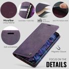 For iPhone 11 CaseMe 033 Calf Leather Lining Microfibre RFID Blocking Phone Case(Purple) - 5