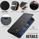For iPhone 11 Pro Max CaseMe 033 Calf Leather Lining Microfibre RFID Blocking Phone Case(Black) - 5
