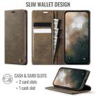 For iPhone 11 Pro Max CaseMe 033 Calf Leather Lining Microfibre RFID Blocking Phone Case(Coffee) - 2