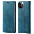For iPhone 11 Pro Max CaseMe 033 Calf Leather Lining Microfibre RFID Blocking Phone Case(Green) - 1