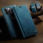 For iPhone 11 Pro Max CaseMe 033 Calf Leather Lining Microfibre RFID Blocking Phone Case(Green) - 3