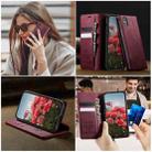 For iPhone XS Max CaseMe 033 Calf Leather Lining Microfibre RFID Blocking Phone Case(Red) - 4