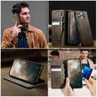 For iPhone 16 Pro CaseMe 033 Calf Leather Lining Microfibre RFID Blocking Phone Case(Coffee) - 4