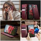 For iPhone 16 Pro Max CaseMe 033 Calf Leather Lining Microfibre RFID Blocking Phone Case(Red) - 4