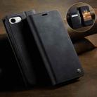 For iPhone 16e CaseMe 033 Calf Leather Lining Microfibre RFID Blocking Phone Case(Black) - 3