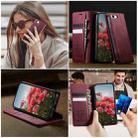 For iPhone 16e CaseMe 033 Calf Leather Lining Microfibre RFID Blocking Phone Case(Red) - 4