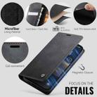 For iPhone 15 Pro CaseMe 033 Calf Leather Lining Microfibre RFID Blocking Phone Case(Black) - 5