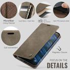 For iPhone 14 Pro Max CaseMe 033 Calf Leather Lining Microfibre RFID Blocking Phone Case(Coffee) - 5