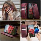 For iPhone 12 mini CaseMe 033 Calf Leather Lining Microfibre RFID Blocking Phone Case(Red) - 4