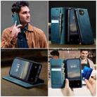 For iPhone 12 mini CaseMe 033 Calf Leather Lining Microfibre RFID Blocking Phone Case(Green) - 4