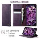 For iPhone 12 mini CaseMe 033 Calf Leather Lining Microfibre RFID Blocking Phone Case(Purple) - 2