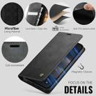 For iPhone 13 mini CaseMe 033 Calf Leather Lining Microfibre RFID Blocking Phone Case(Black) - 5