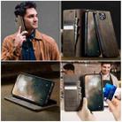 For iPhone 13 mini CaseMe 033 Calf Leather Lining Microfibre RFID Blocking Phone Case(Coffee) - 4