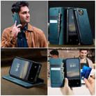 For iPhone 13 mini CaseMe 033 Calf Leather Lining Microfibre RFID Blocking Phone Case(Green) - 4