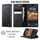 For iPhone 13 Pro CaseMe 033 Calf Leather Lining Microfibre RFID Blocking Phone Case(Black) - 2